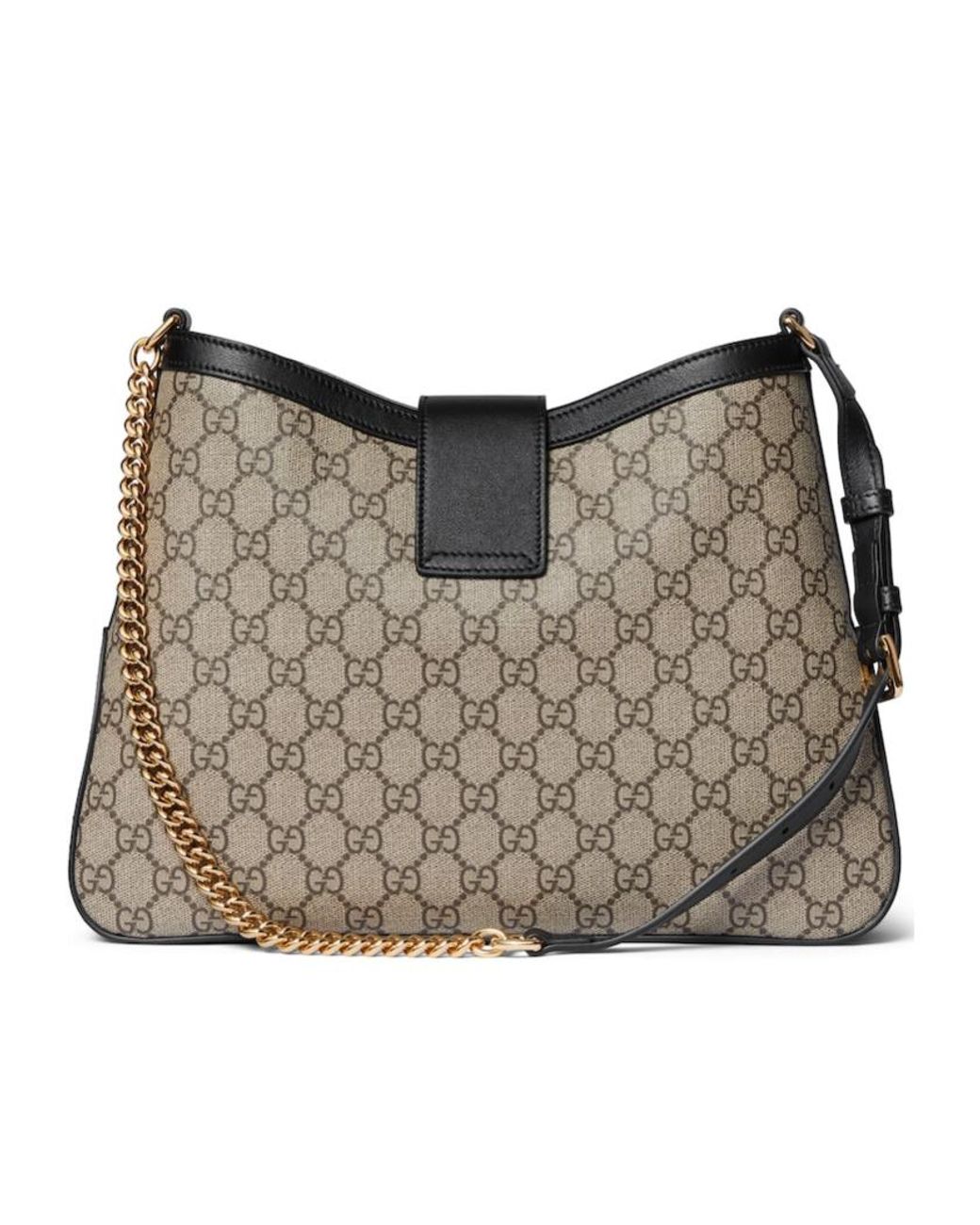Gucci Gray Padlock Gg Medium Shoulder Bag