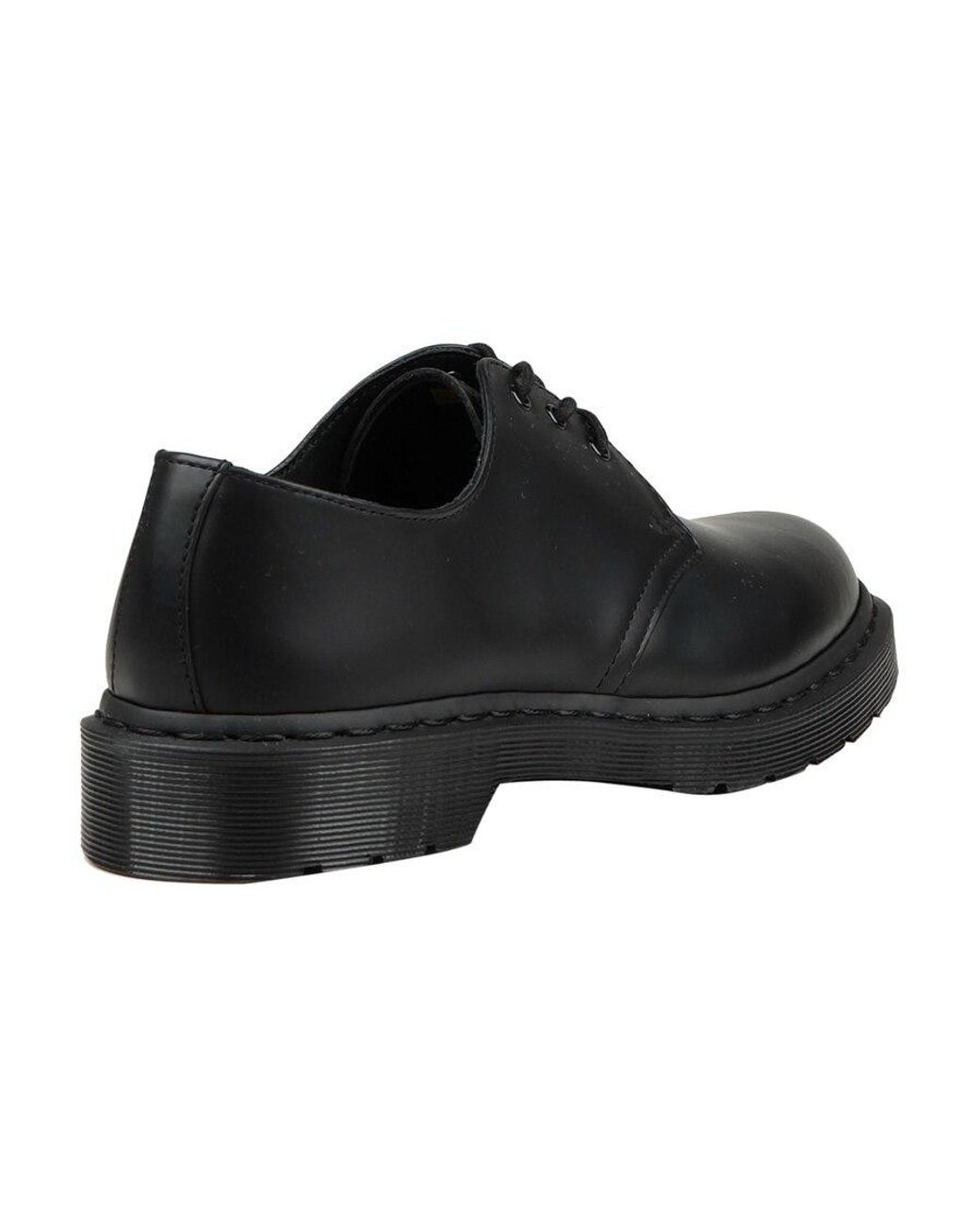 Dr. Martens Black Laced Derby Shoes for men