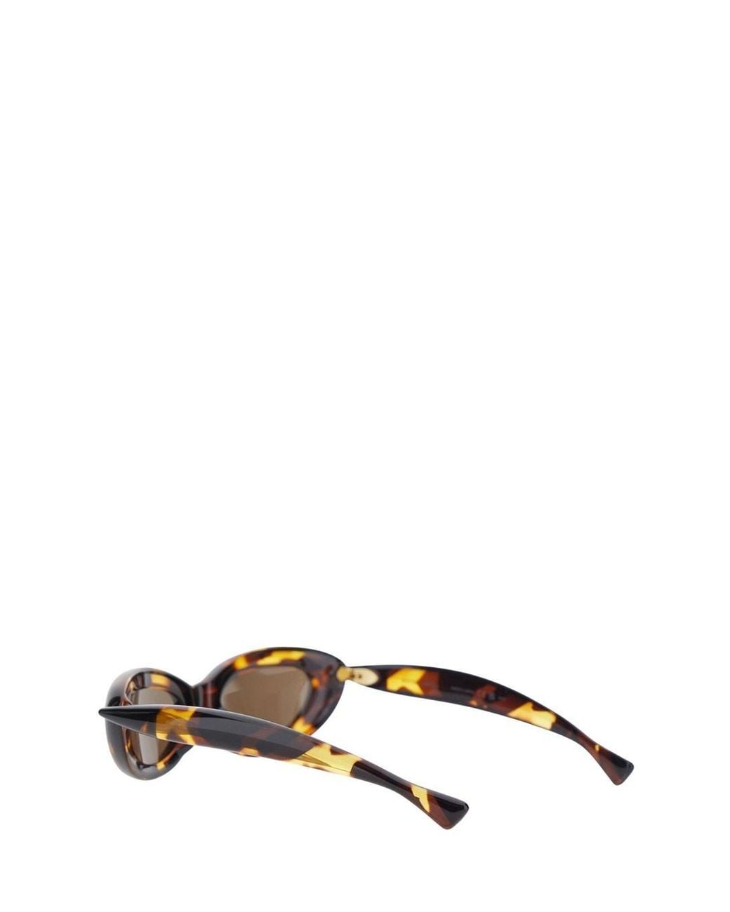 Bottega Veneta White Full-Rim Sunglasses