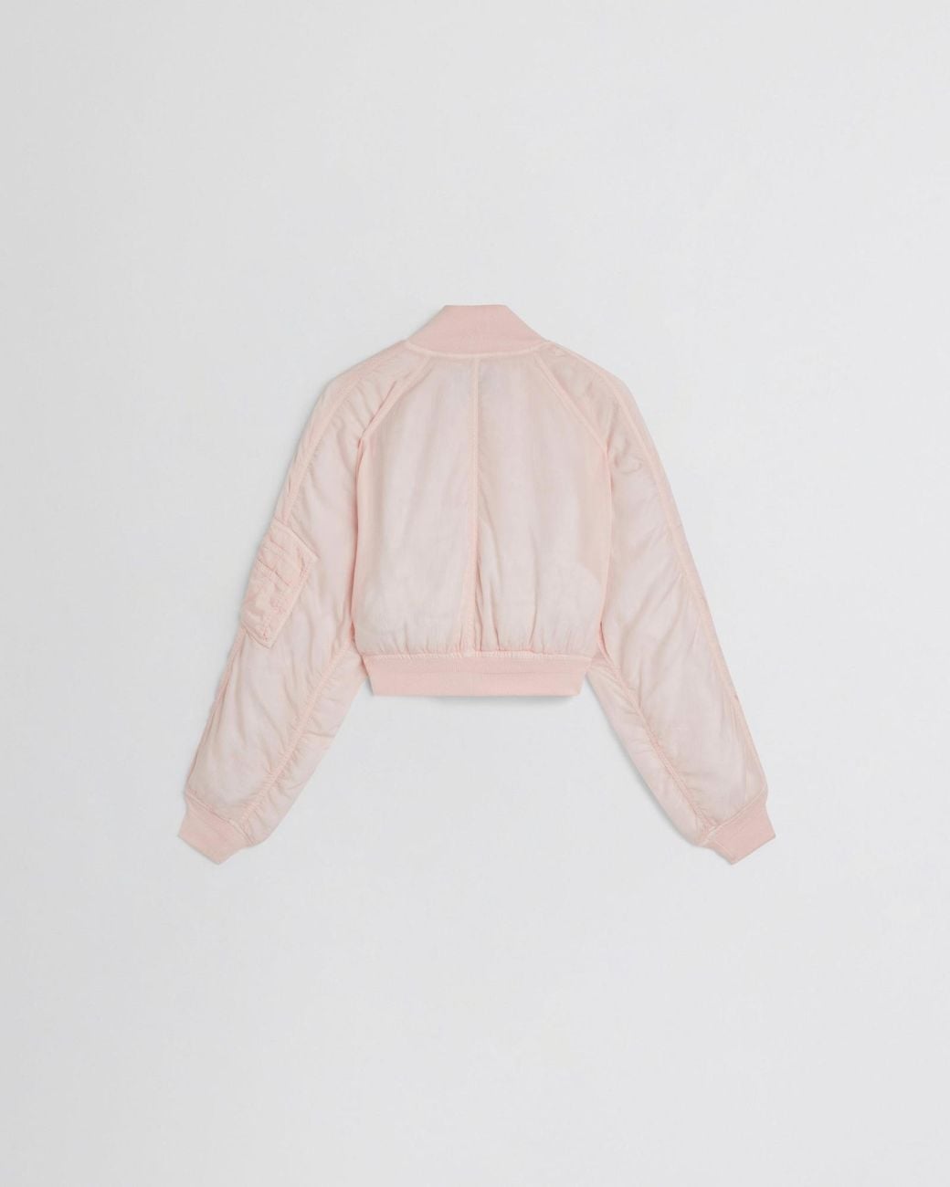 Phoebe Philo Pink Cropped Bomber Jacket