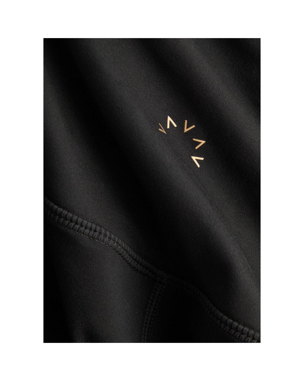 Varley Black Elastic Waist Stretch Pants