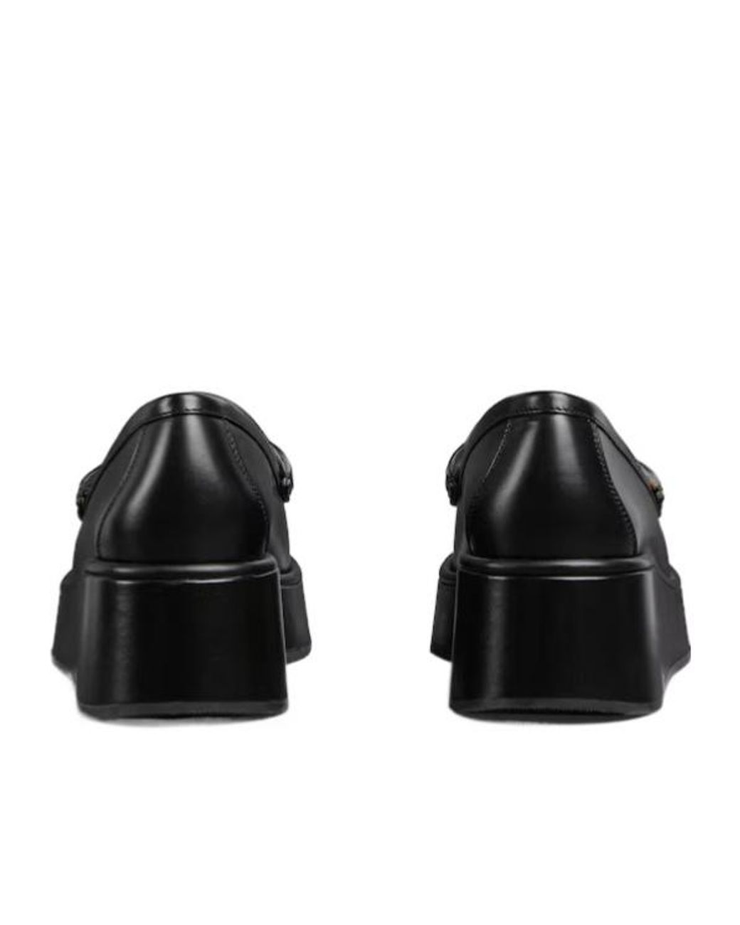 Gucci Black Horsebit Platform Loafers