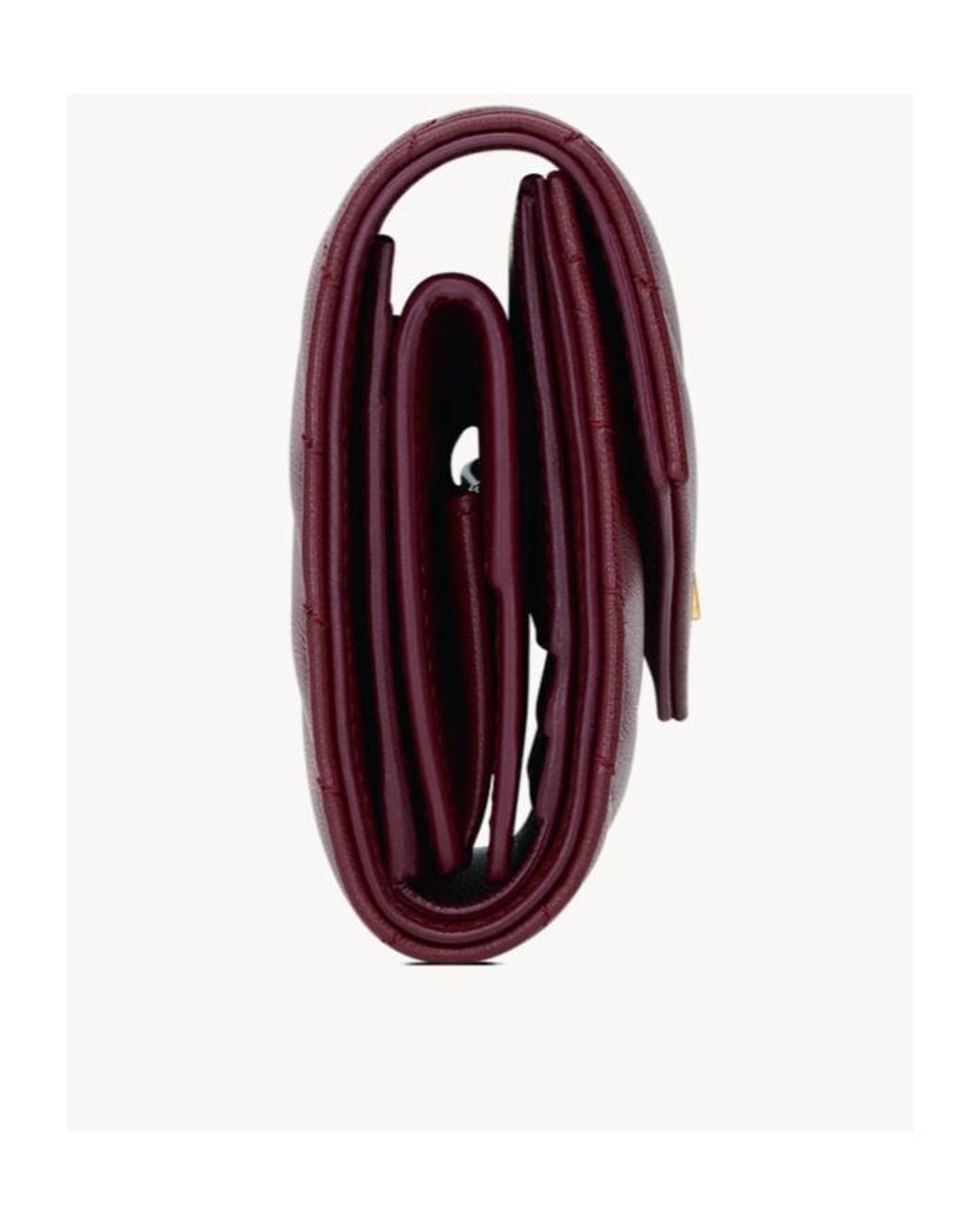 Saint Laurent Purple Multi-Fold Wallet