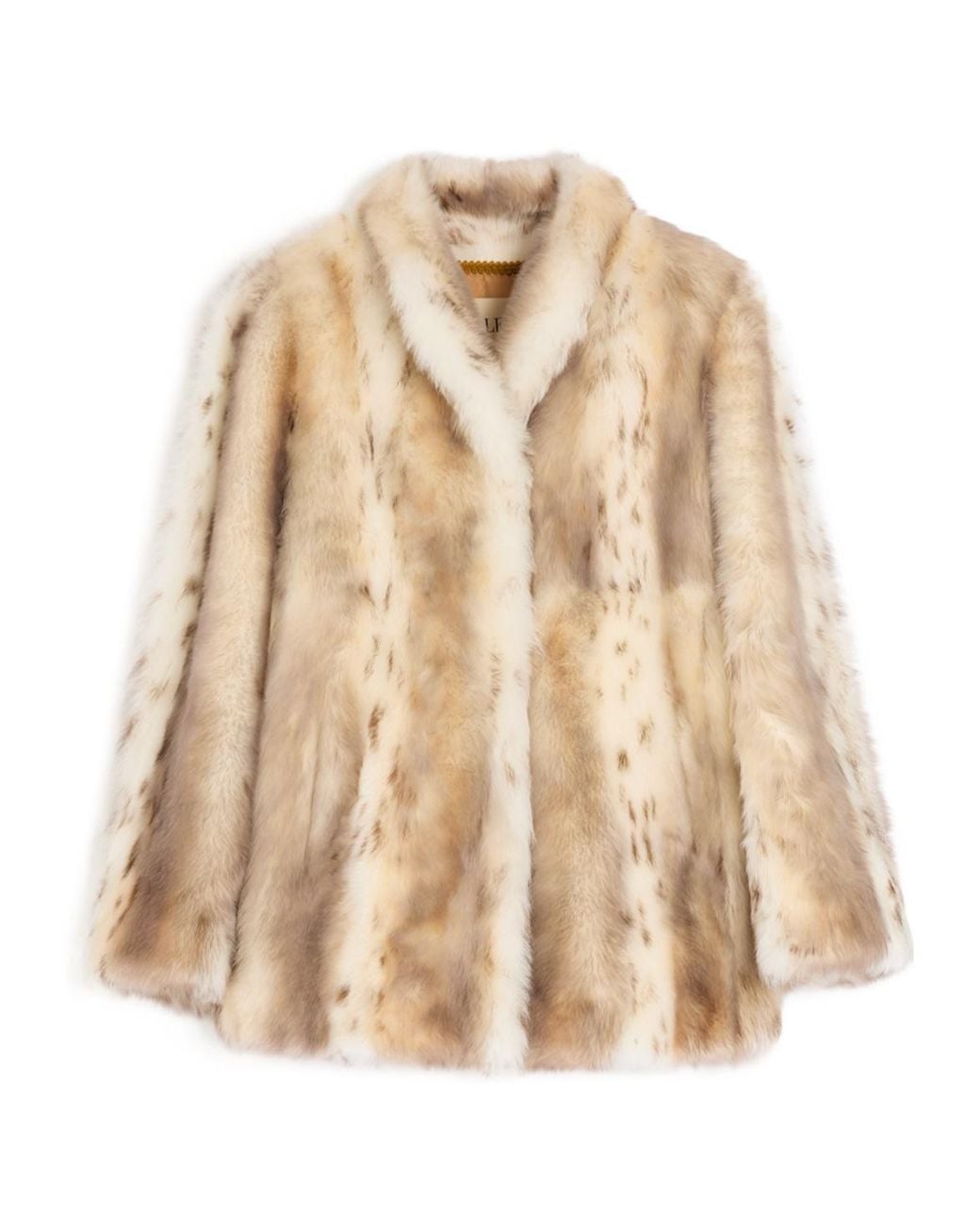 Valentino Natural Hook Closure Long-Sleeved Coat