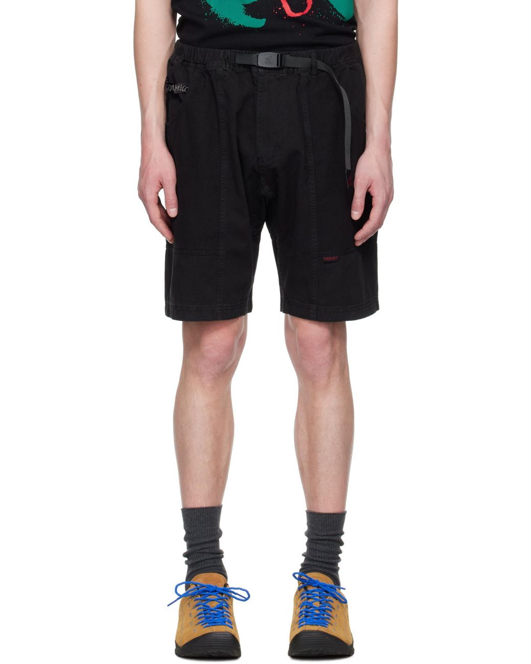 Gramicci Blue Utility Gadget Shorts for men