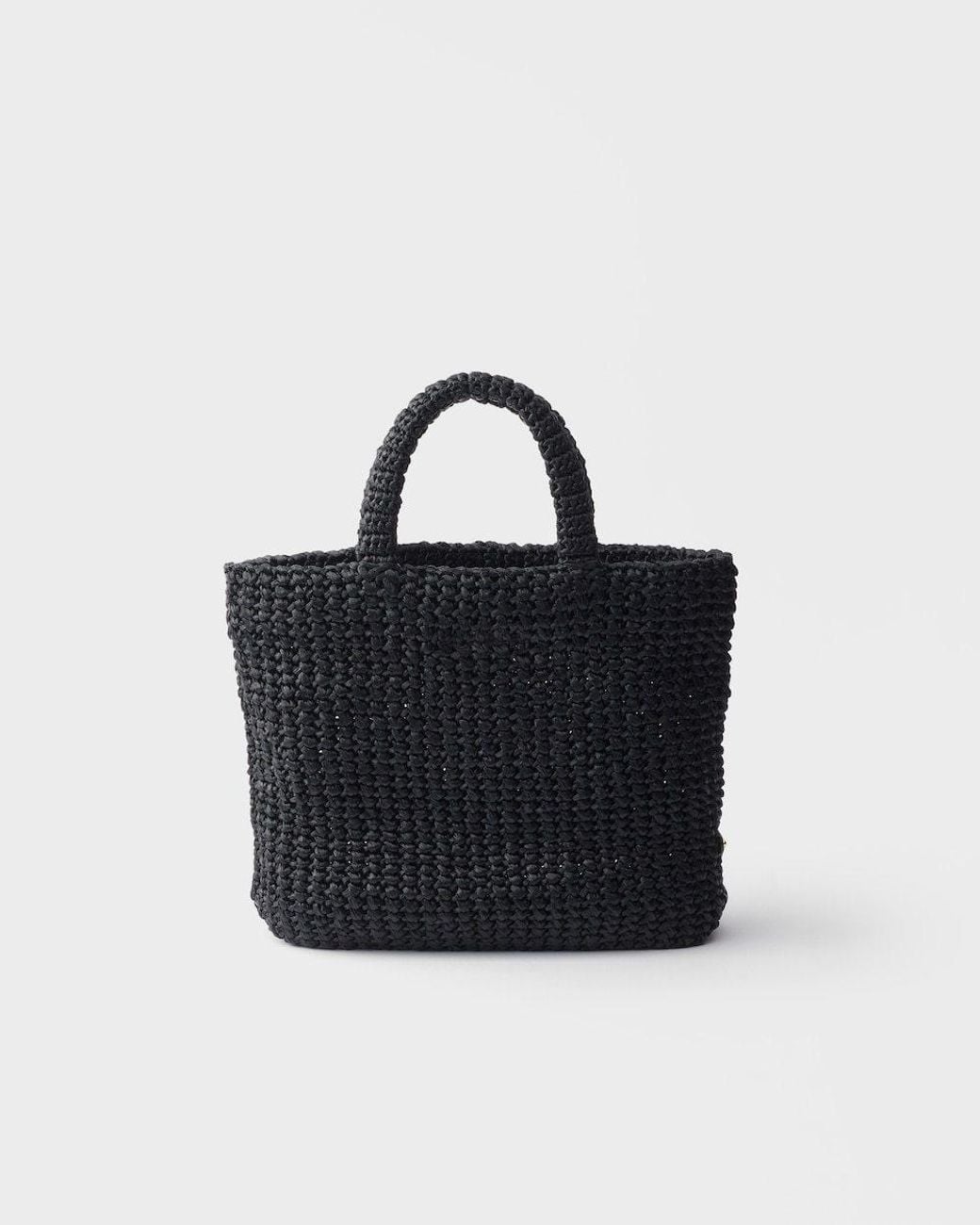 Prada Black Logo Detailed Small Tote Bag
