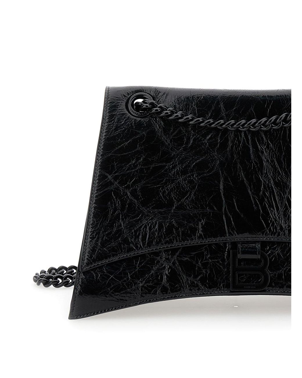 Balenciaga Black Crush Chain Crossbody Bag