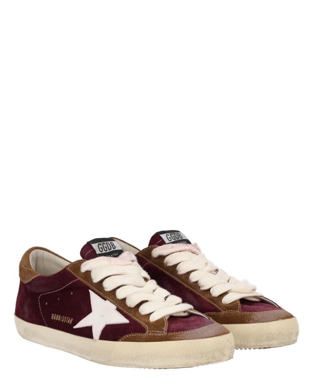 Golden Goose Deluxe Brand Brown Super Star Suede Upper Penstar And for men