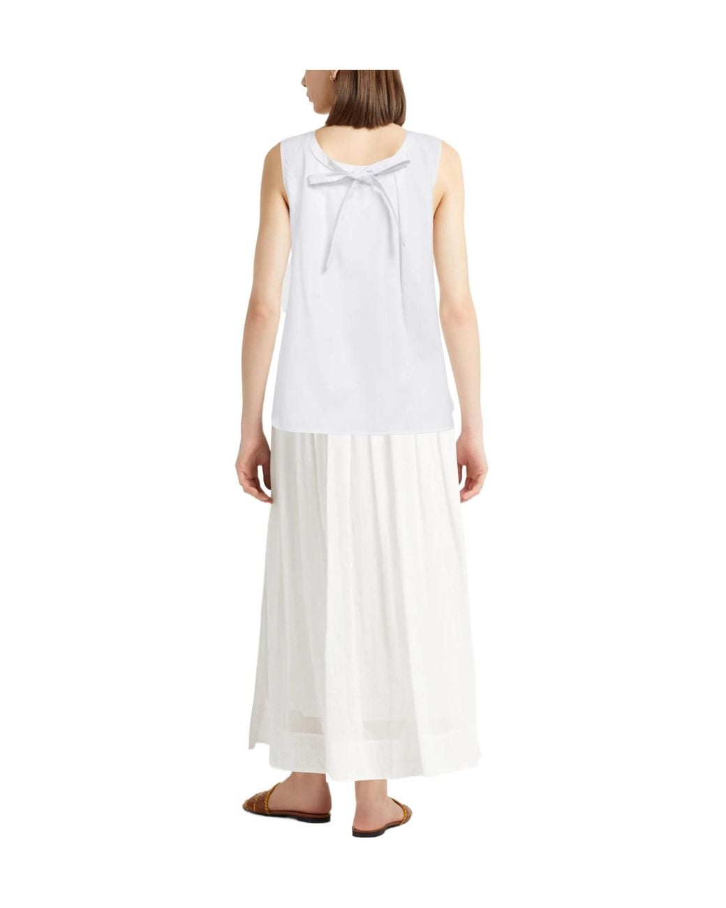 Max Mara White Top Cotton
