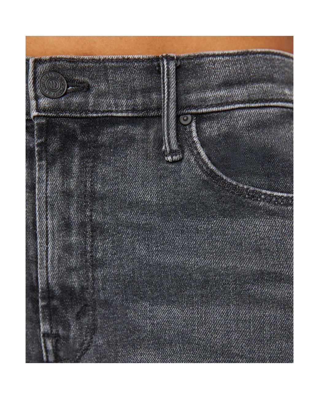 Mother Gray The Twister Heel Jeans