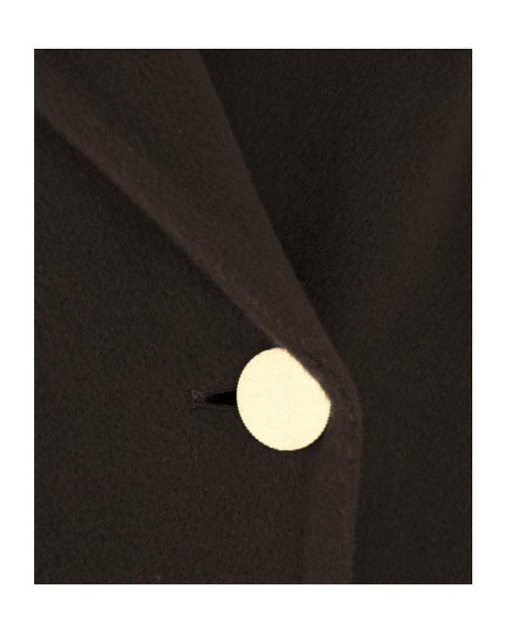 Alberta Ferretti Black Double-Breasted Coat