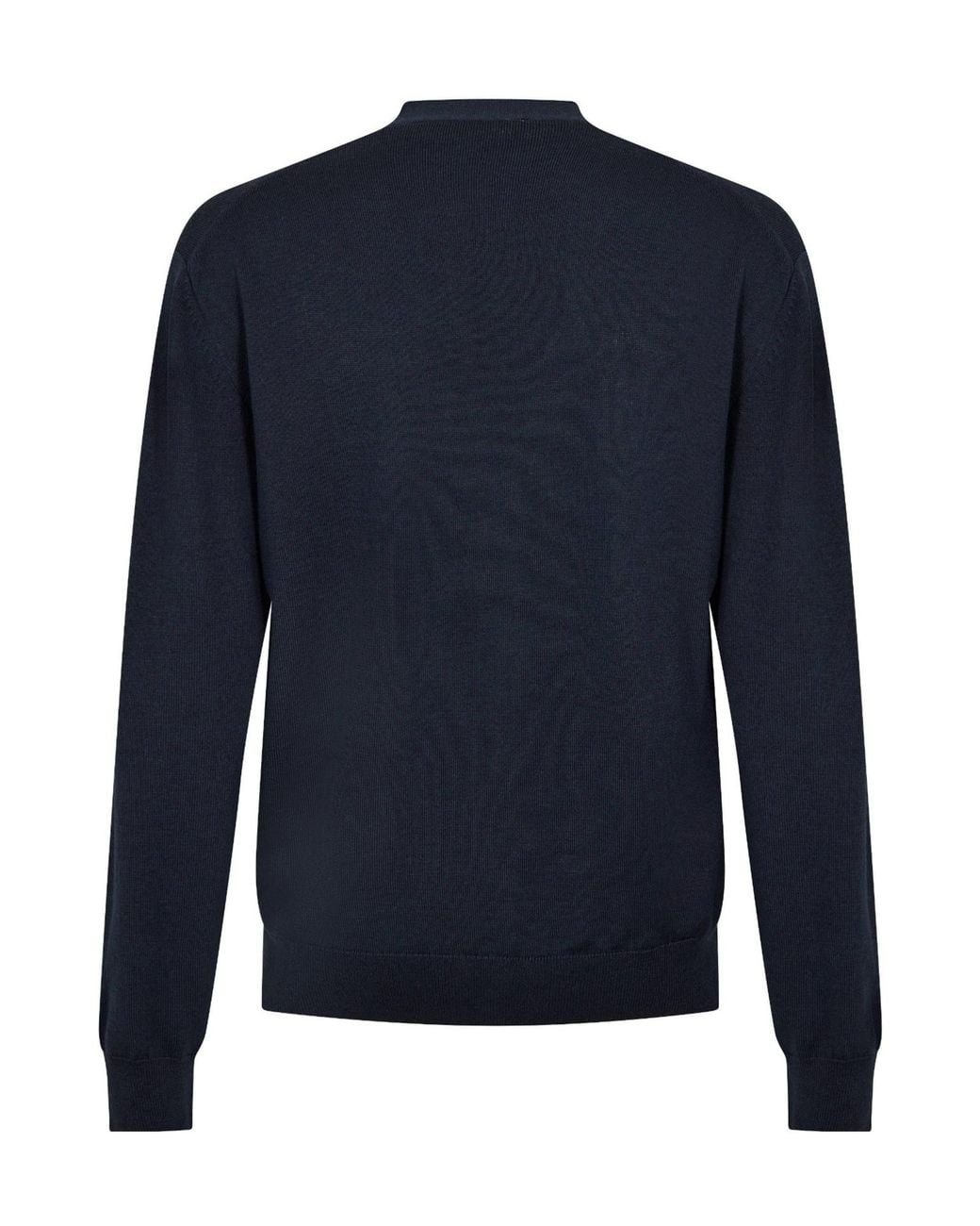 Maison Kitsuné Blue Vneck Knit Cardigan for men