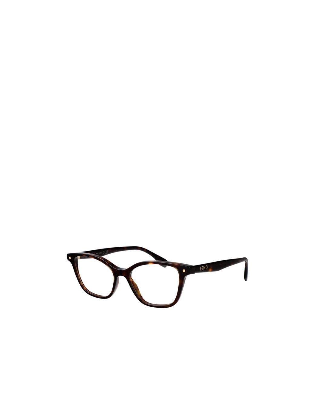 Fendi White Eyewear Cat-Eye Frame Glasses for men