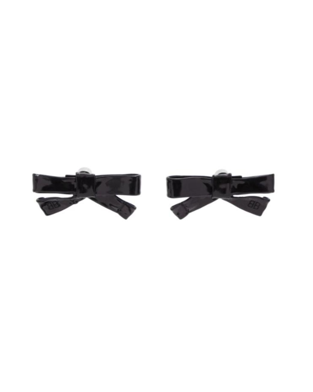 Balenciaga Multicolor Bow Detailed Earrings