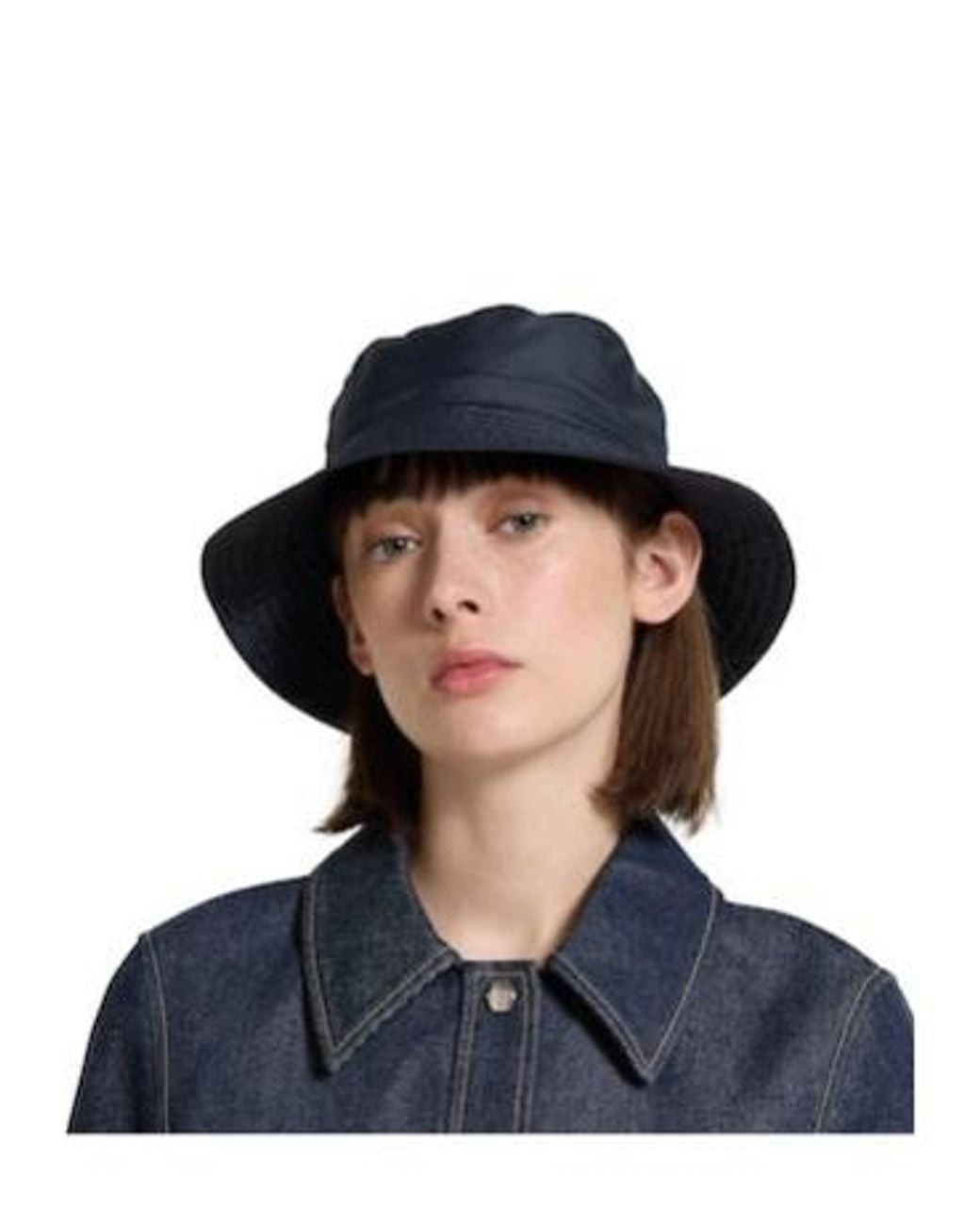 Gucci Blue Monogrammed Bucket Hat