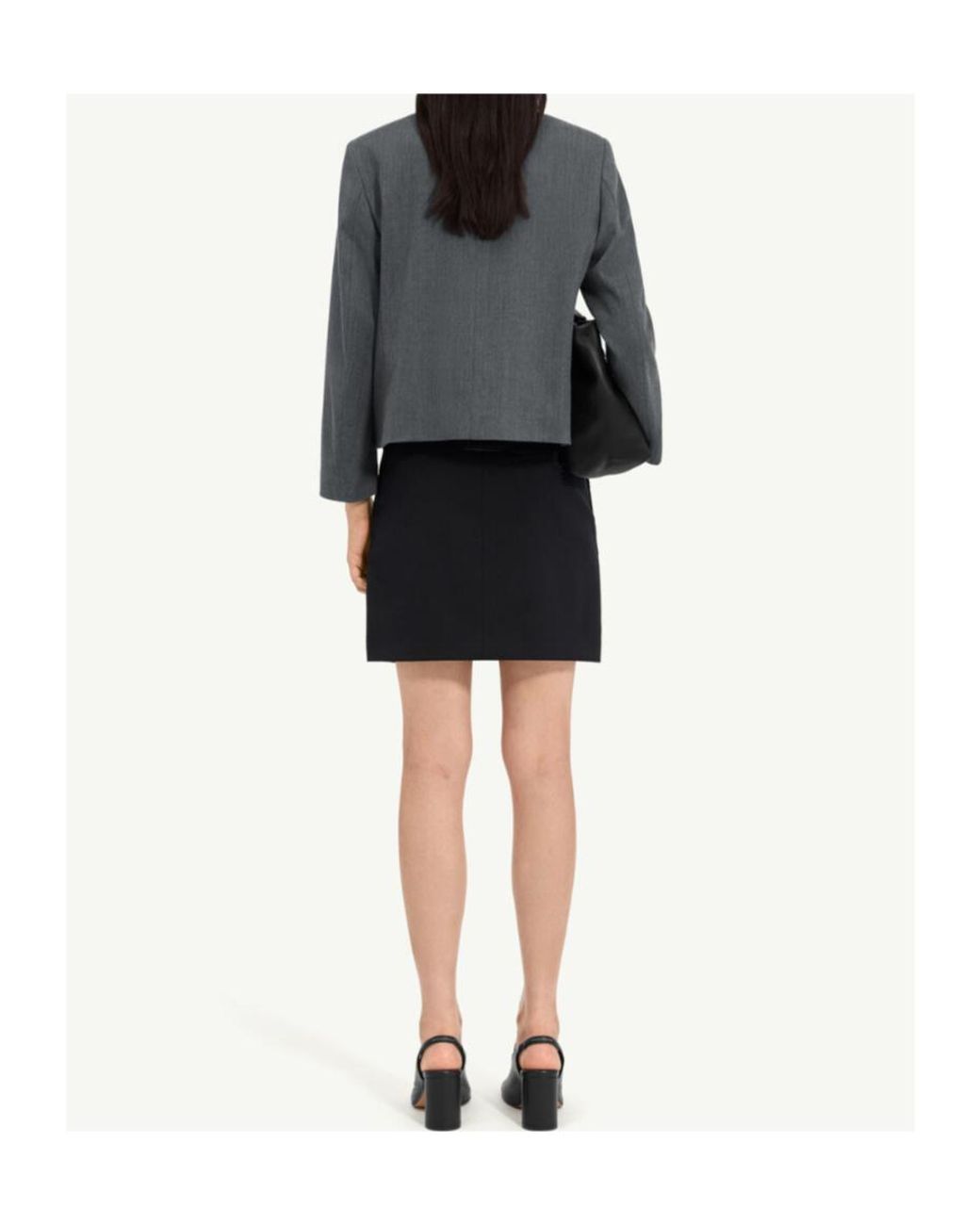 MM6 by Maison Margiela Black Long-Sleeved Tailored Blazer