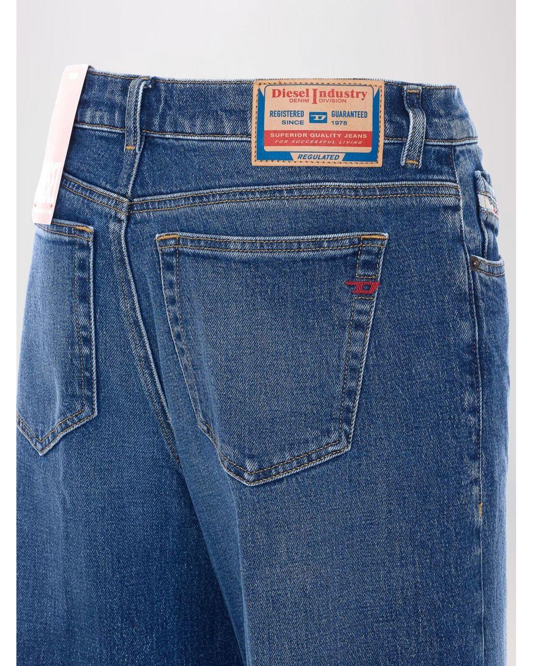 DIESEL Blue Wide Jeans