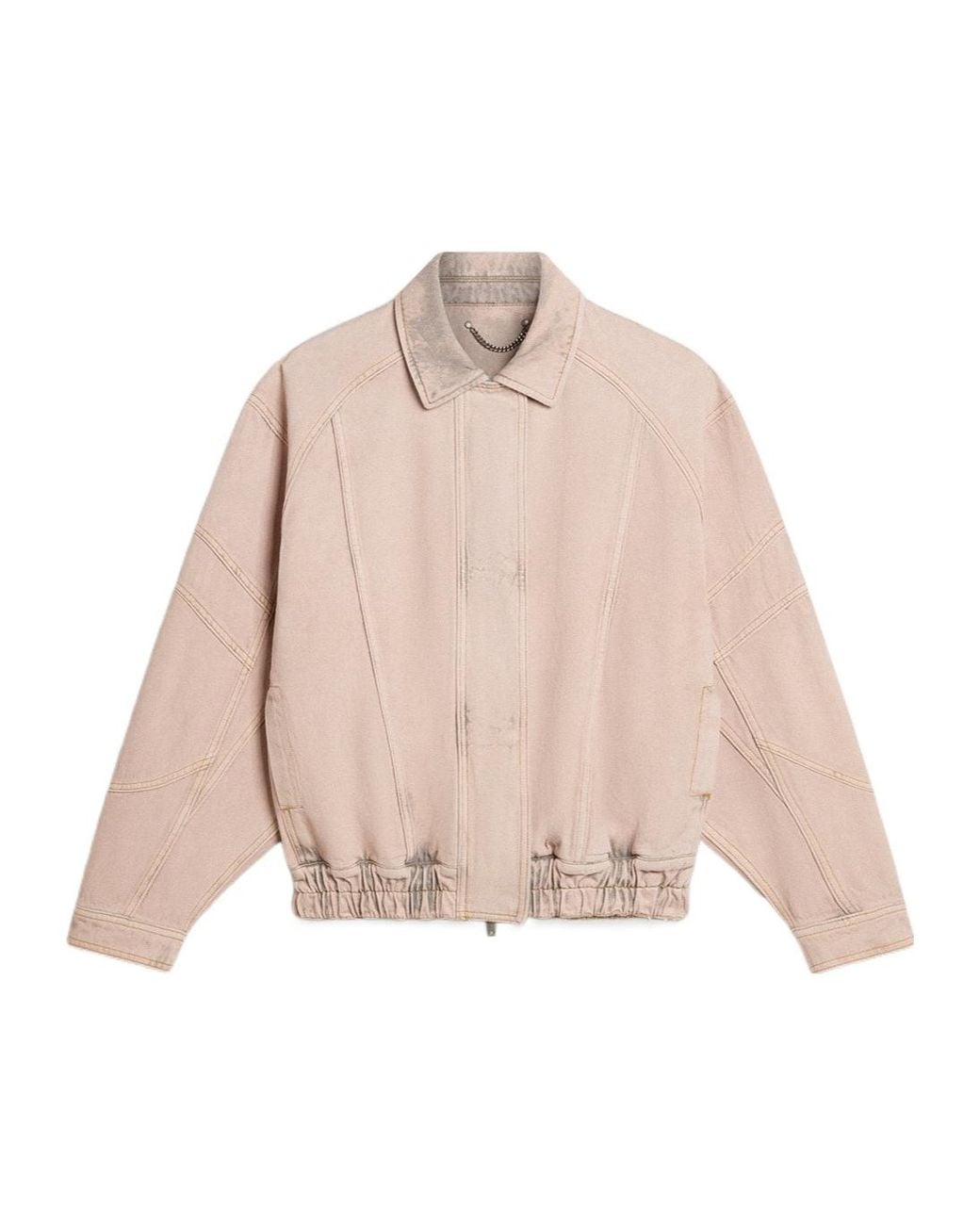 Golden Goose Deluxe Brand Natural Elasticated Waist Bomber Jacket