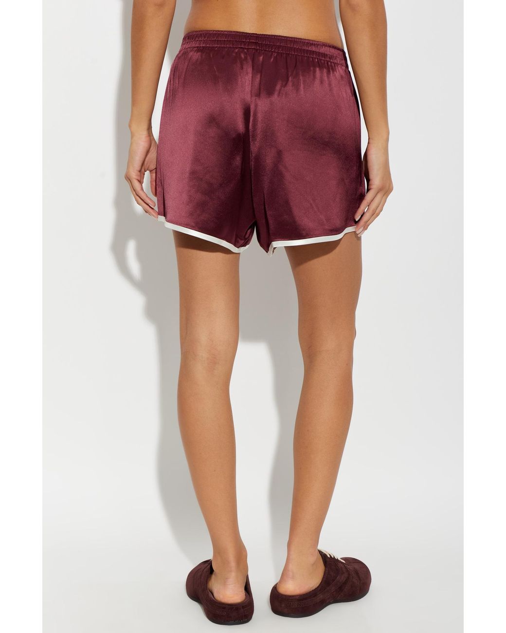 Anine Bing Red Eva Shorts