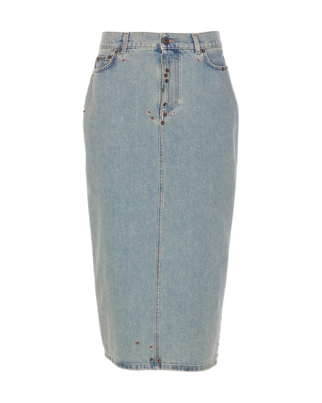 Moschino Blue Denim Skirt