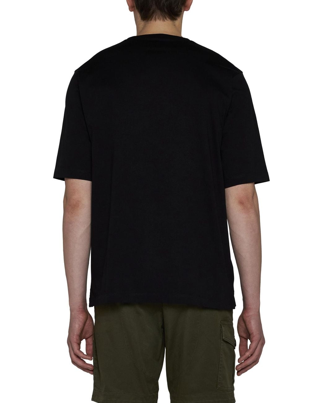 DSquared² Black Logo Printed Crewneck T-Shirt for men