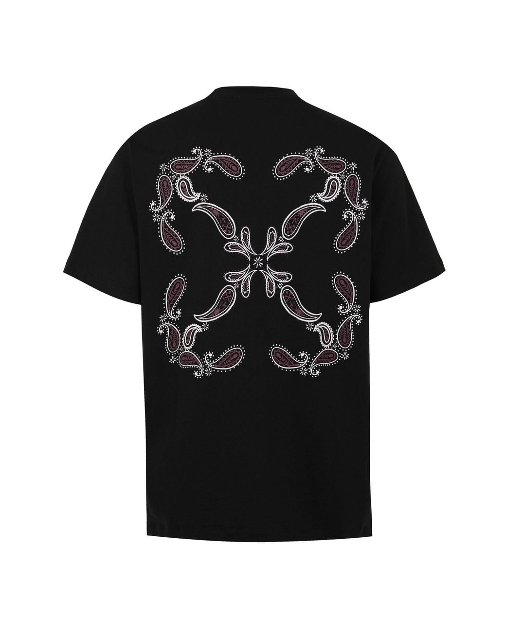 Off-White c/o Virgil Abloh Black Short-Sleeved T-Shirt for men