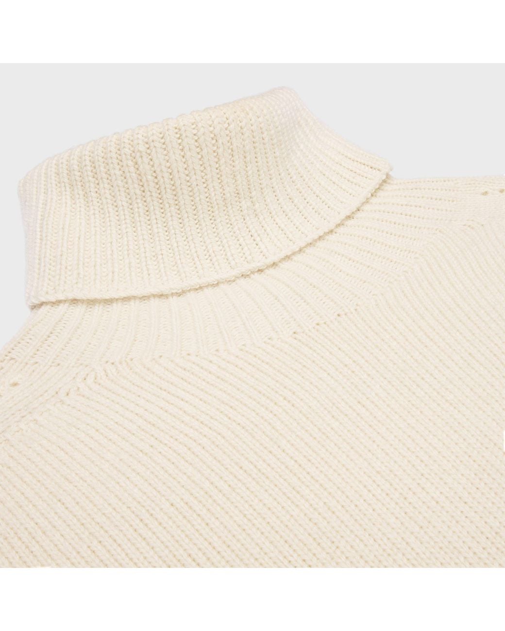 Céline Natural Turtleneck Sweater