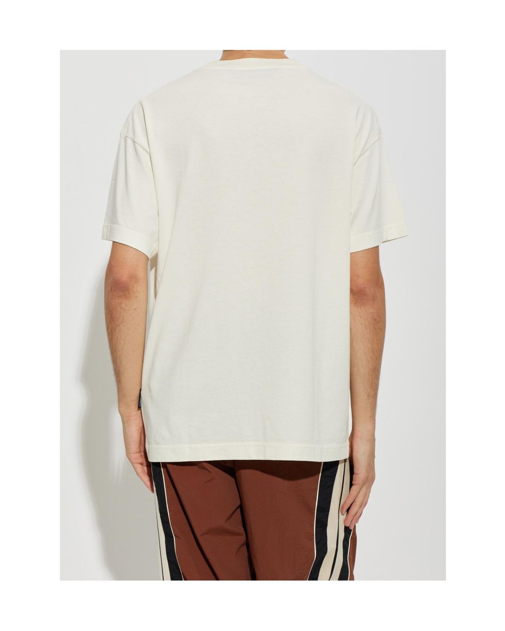 Palm Angels White Short-Sleeved T-Shirt for men