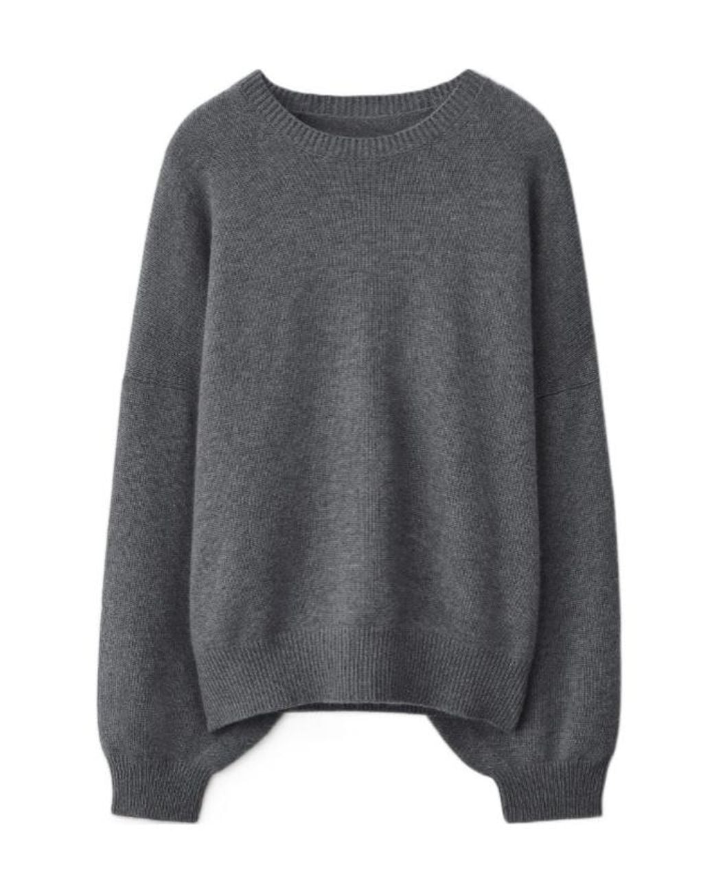 Lisa Yang Gray Veira Relaxed Knitted Sweater