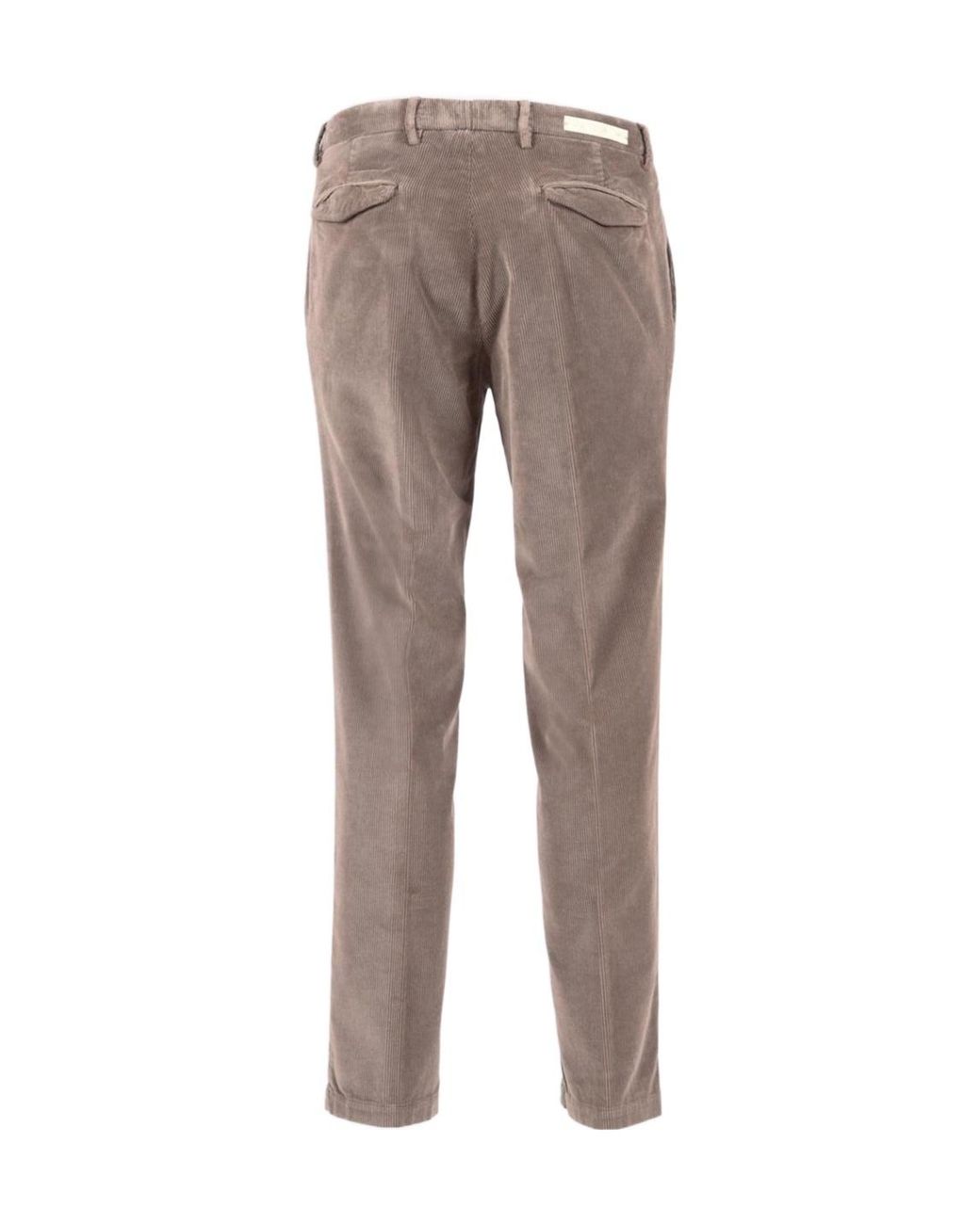Briglia 1949 Gray Corduroy Trousers for men