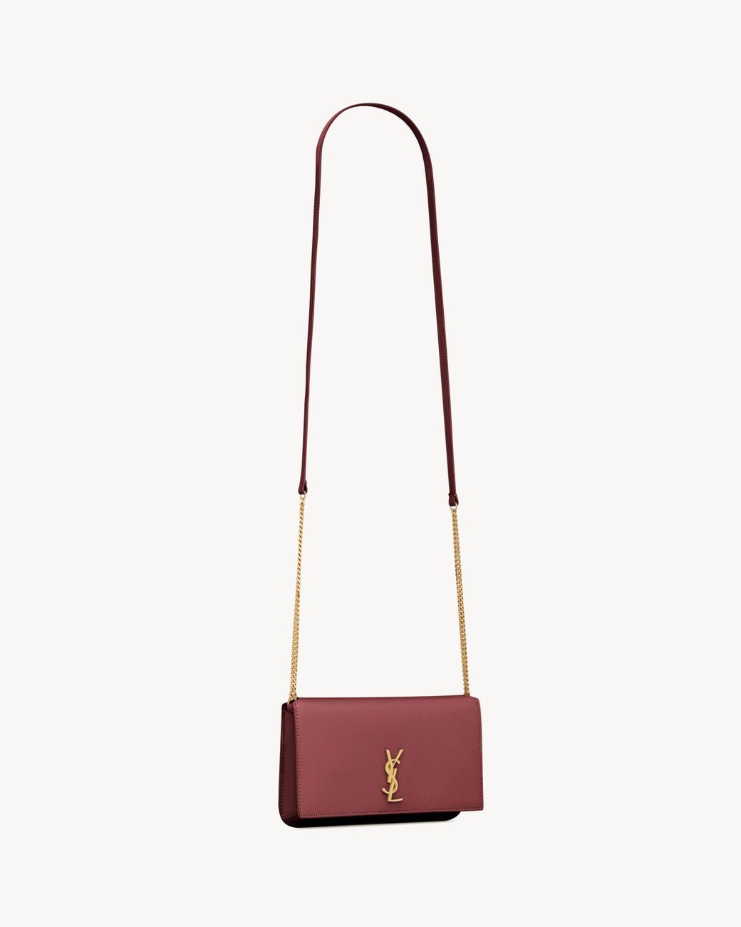Saint Laurent White Cassandre Phone Holder