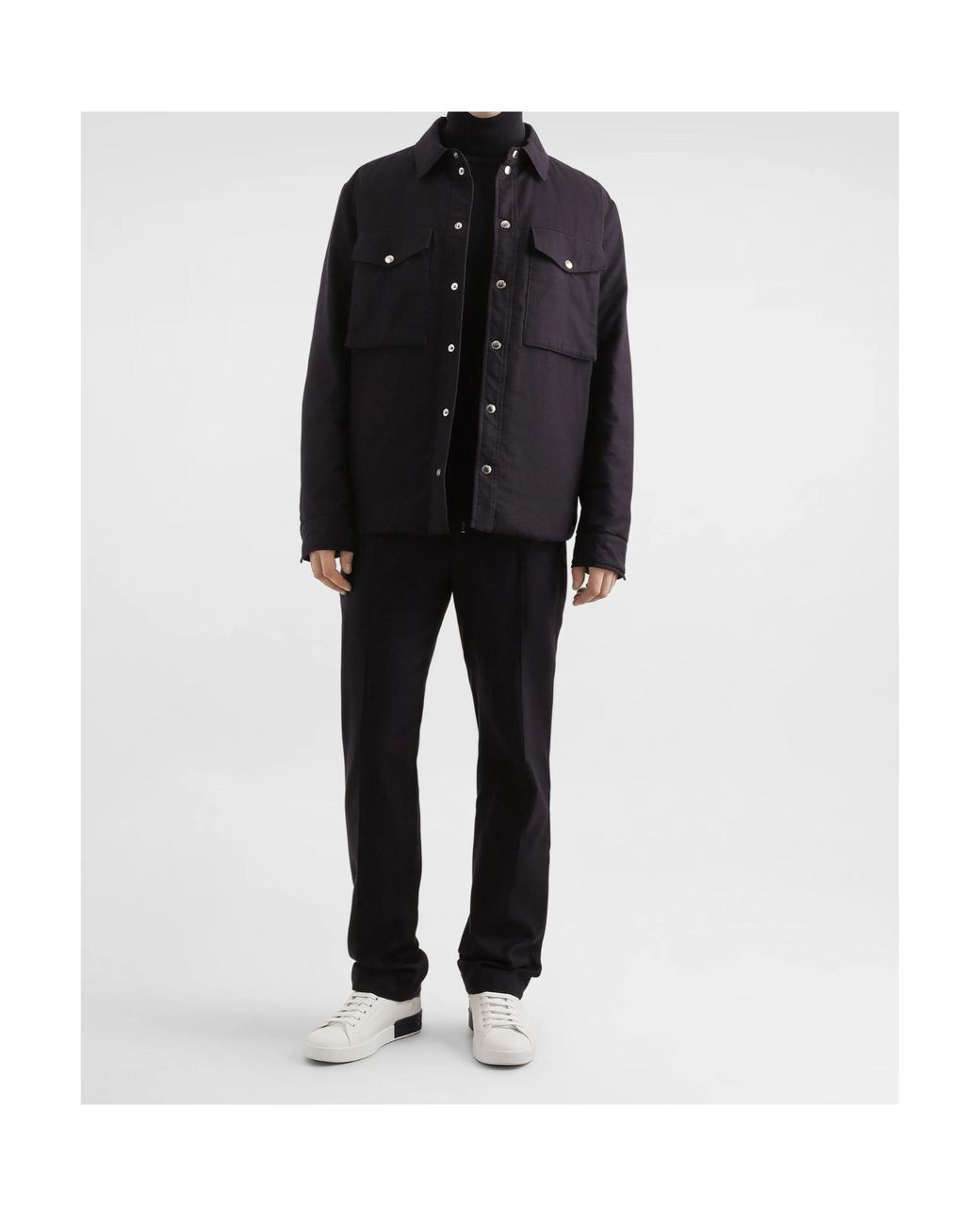 Dolce & Gabbana Black Light Jackets for men