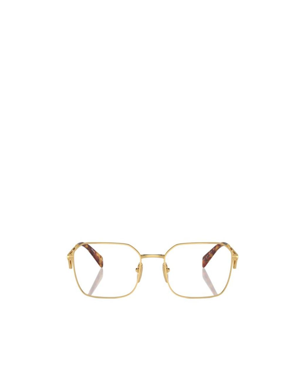 Prada Natural Eyewear Square Frame Glasses