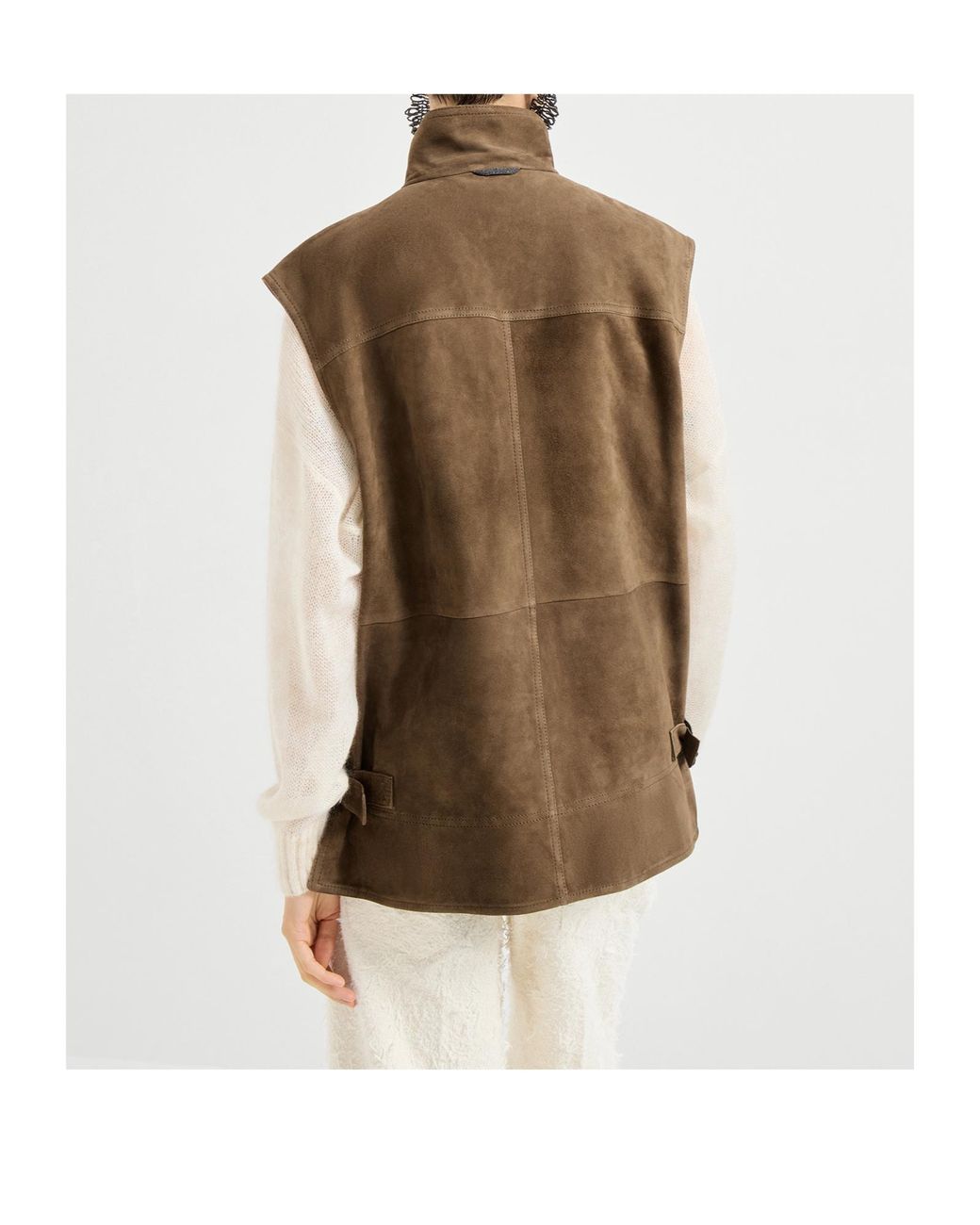 Brunello Cucinelli Brown Couture Vest