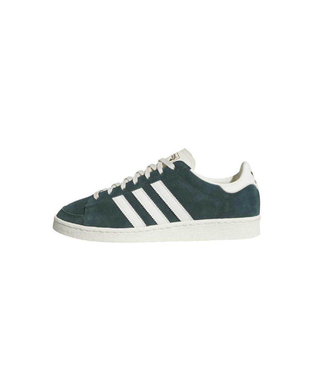 Adidas Originals Green Suede Lowtop Sneakers