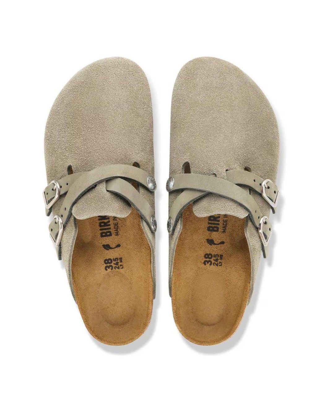 Birkenstock Brown Blair Double-Strap Clogs