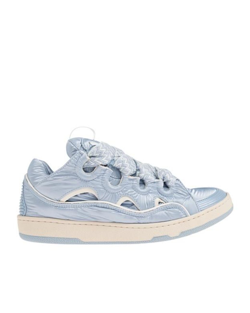 Lanvin Blue Curb Low-Top Sneakers for men
