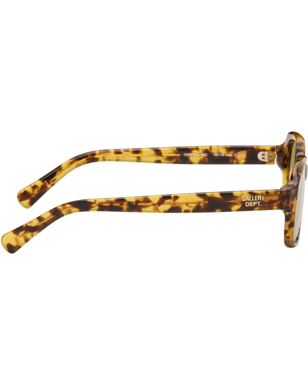 GALLERY DEPT. Metallic Oval Sunglasses for men
