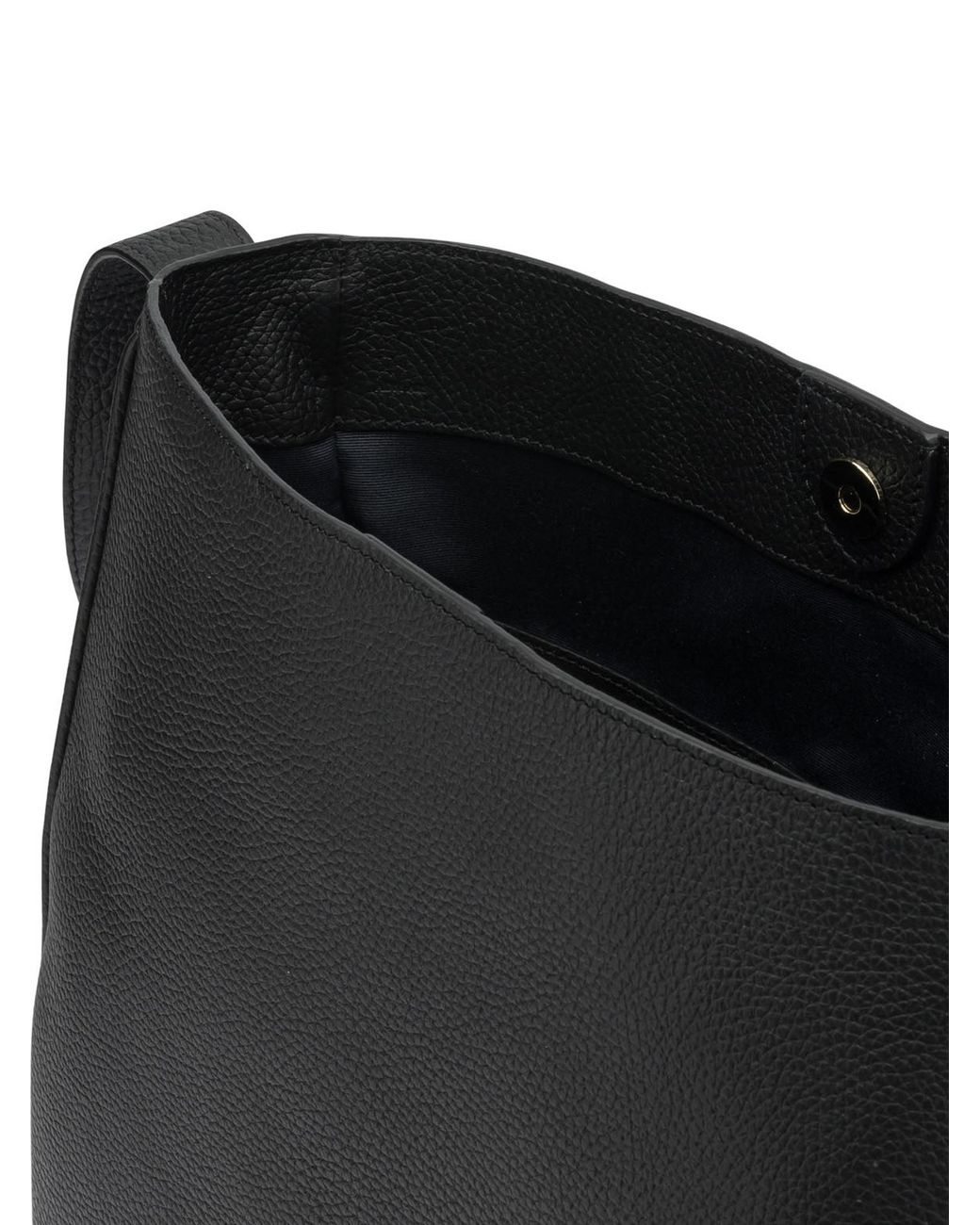 Le Tanneur Black Structured Crossbody Bag