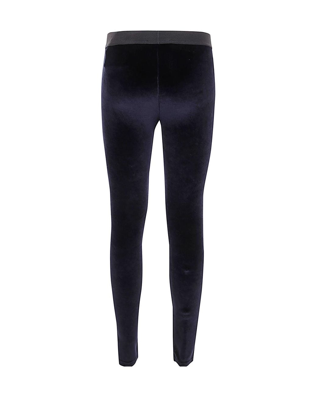 Tom Ford Black Stretch Lustrous Velour Signature Leggings
