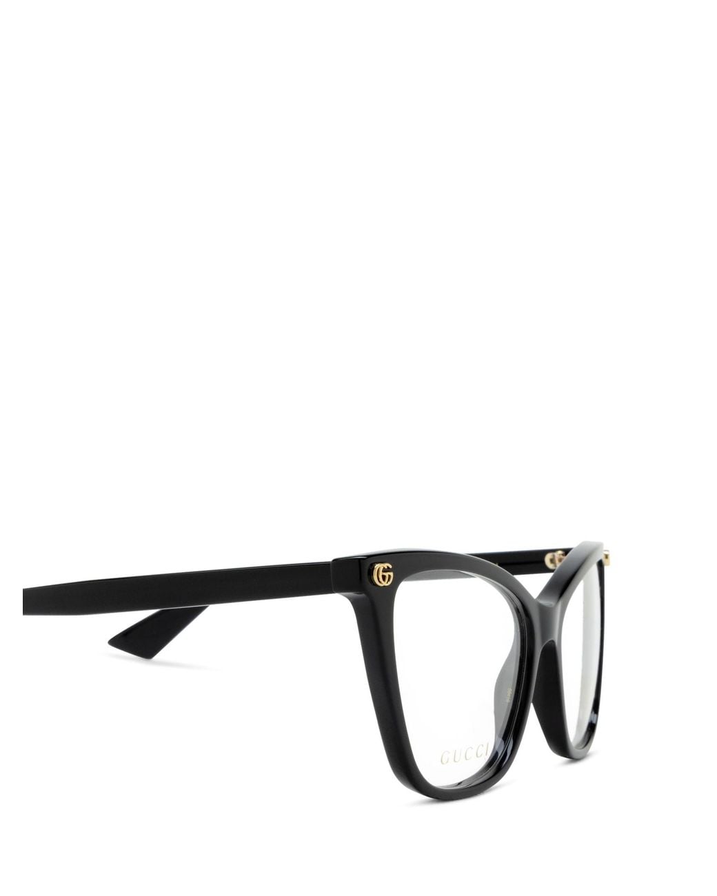Gucci White Eyewear Cat-Eye Frame Glasses