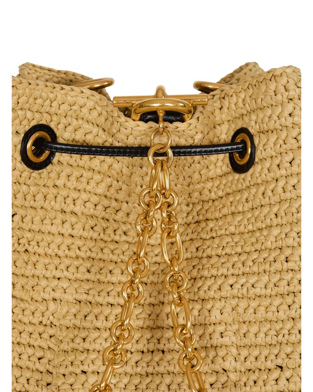 Balmain Natural Pulse Drawstring Backpack