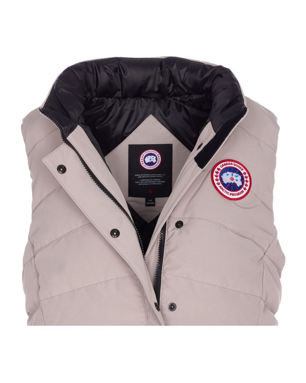 Canada Goose Pink Freestyle Vest Frontal Zip Closure