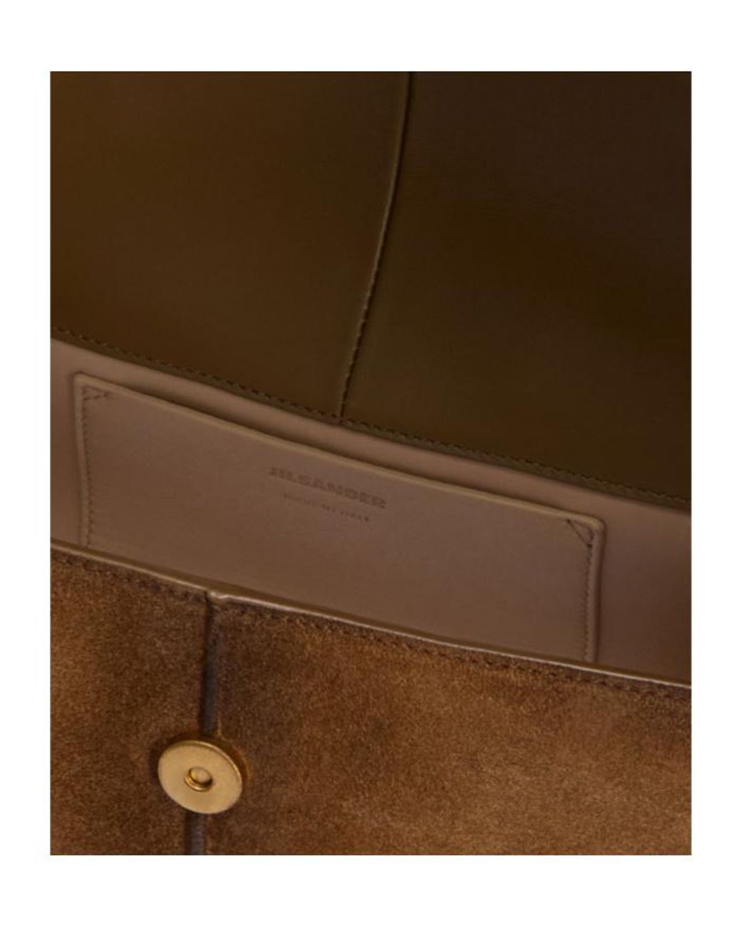 Jil Sander Brown Linea Shoulder