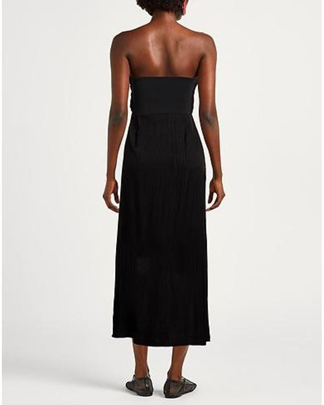 Rag & Bone Black Sleeveless One-Shoulder Dress