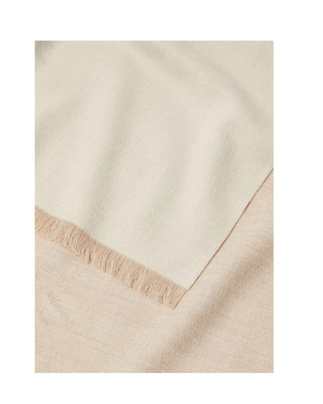 Loro Piana Natural Royal Lightness Two-Tone Stole