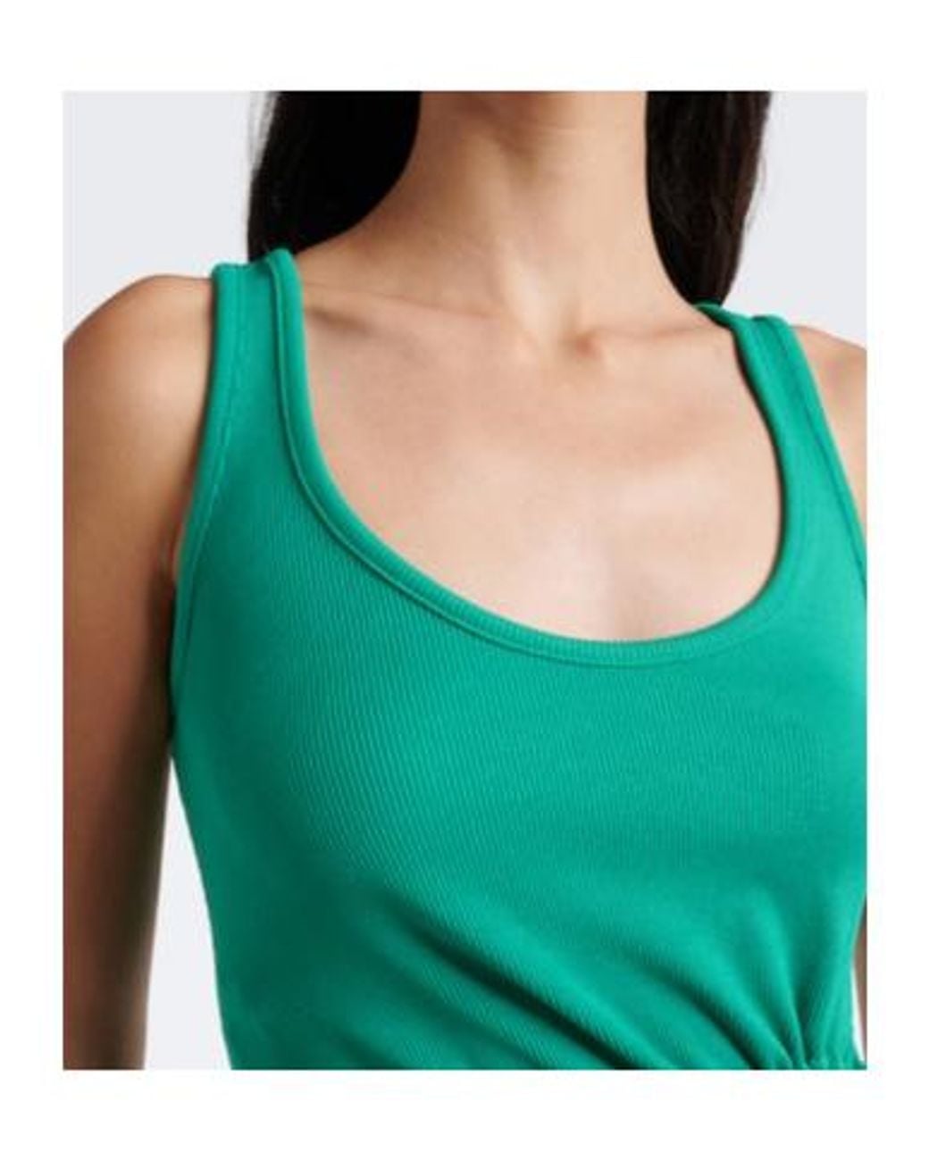 Christopher Esber Green Gathered Tank Top
