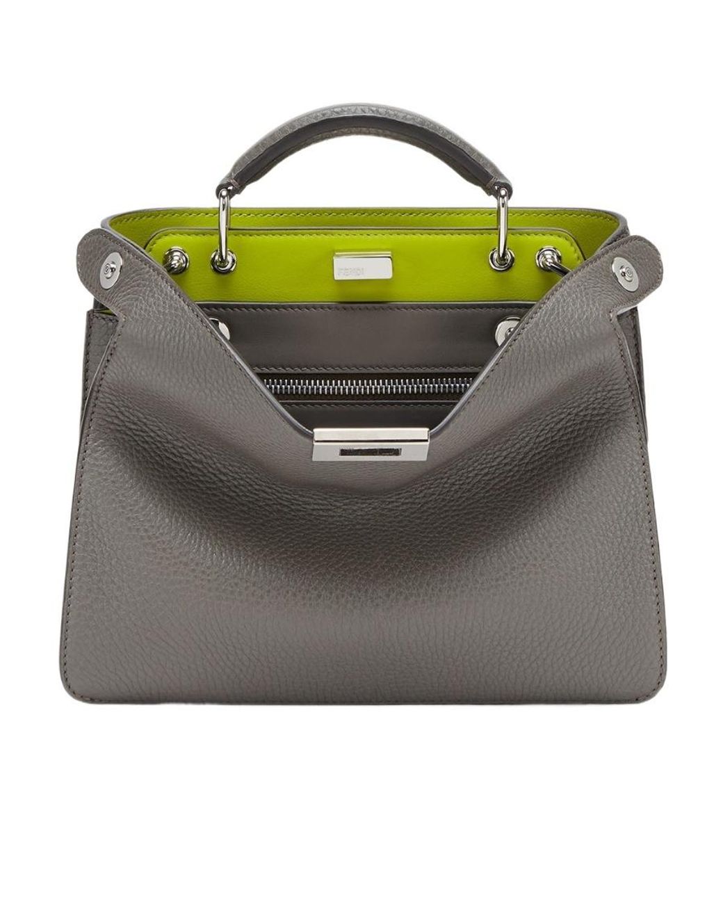 Fendi Green Peekaboo Iseeu Mini Messenger Bag for men