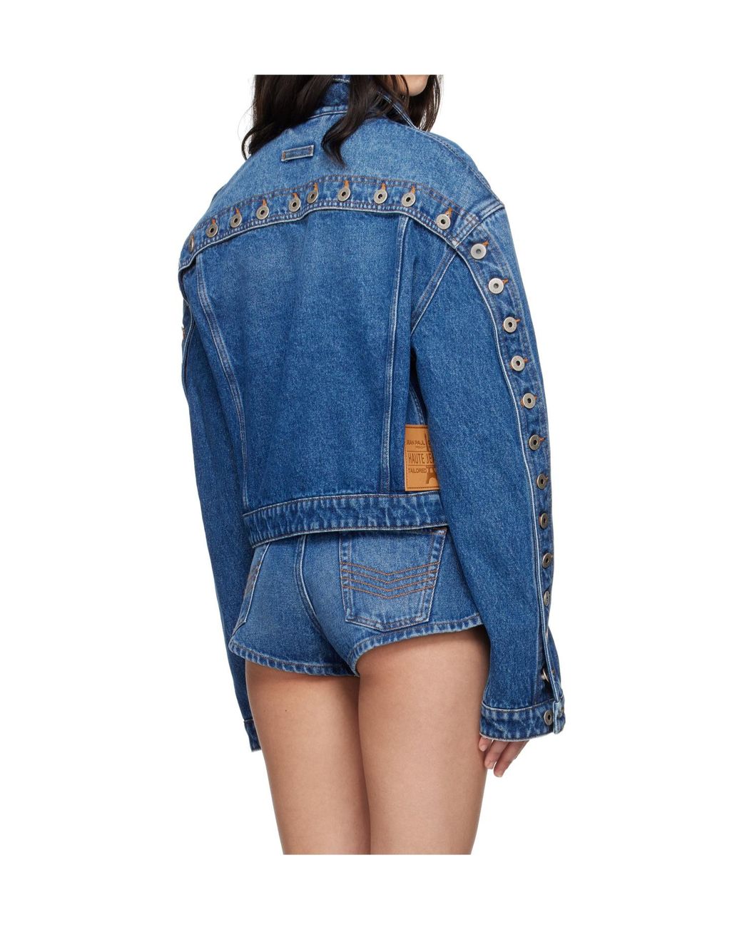 Jean Paul Gaultier Blue The Buttoned Denim Jacket for men