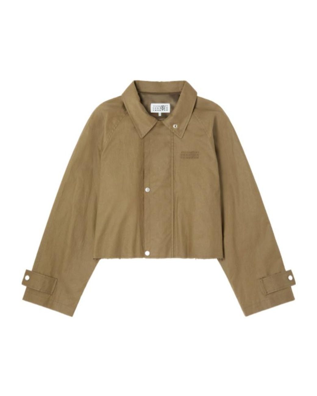 MM6 by Maison Margiela Natural Cropped Sports Jacket